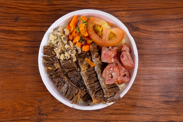 Marmitex Completa com Carne